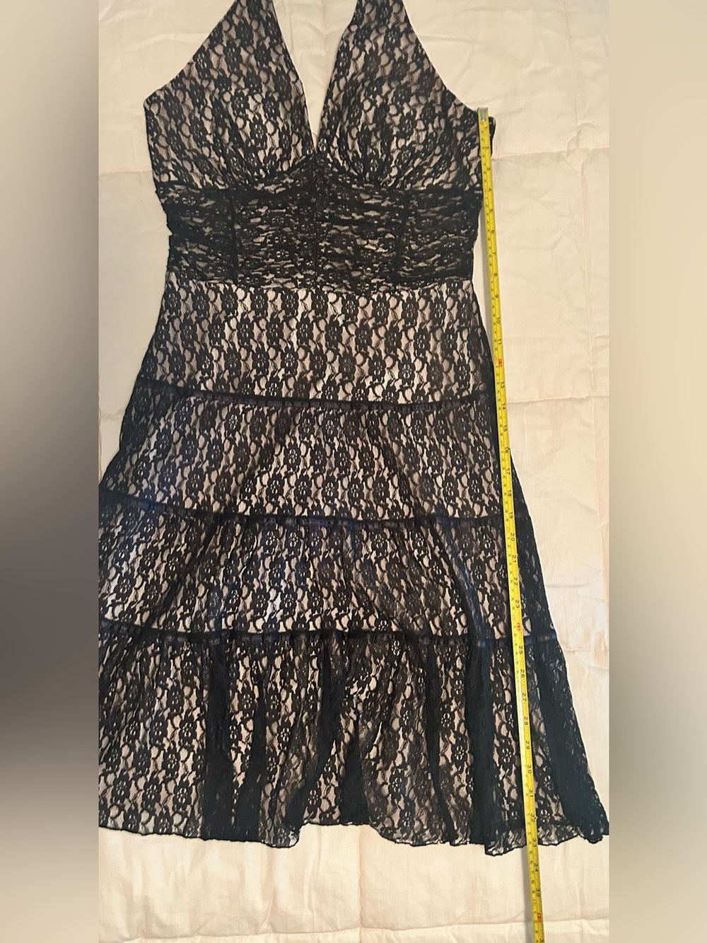 Philip Decaprio black lace halter dress - Picture 4 of 7